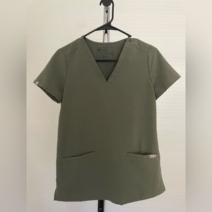 FIGS: XXS Moss Scrub Top